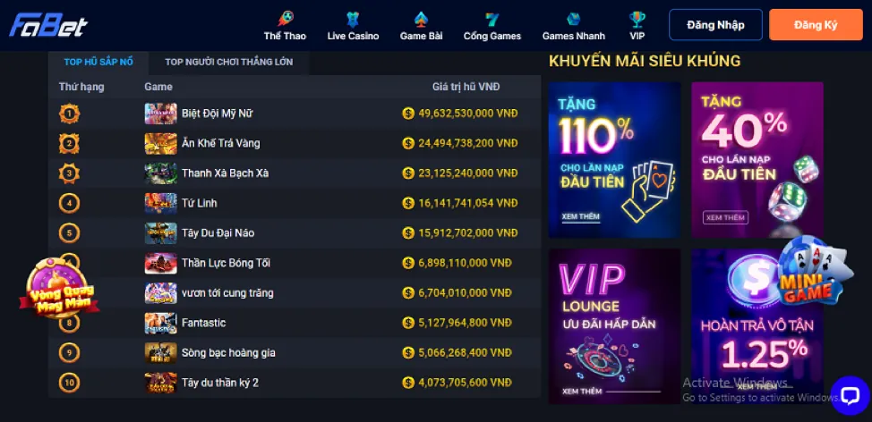 Khuyến mãi độc quyền big88 nhà cái